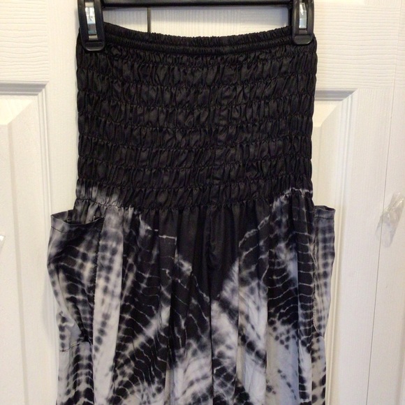 ISP Dancewear Black & White Tie Dyed Hip Hop Hammer Pants Size Adult XS - Picture 6 of 9